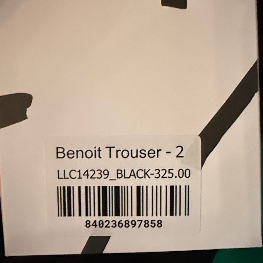 NWT La Ligne Benoit Trouser - Black 2 - Picture 3 of 6